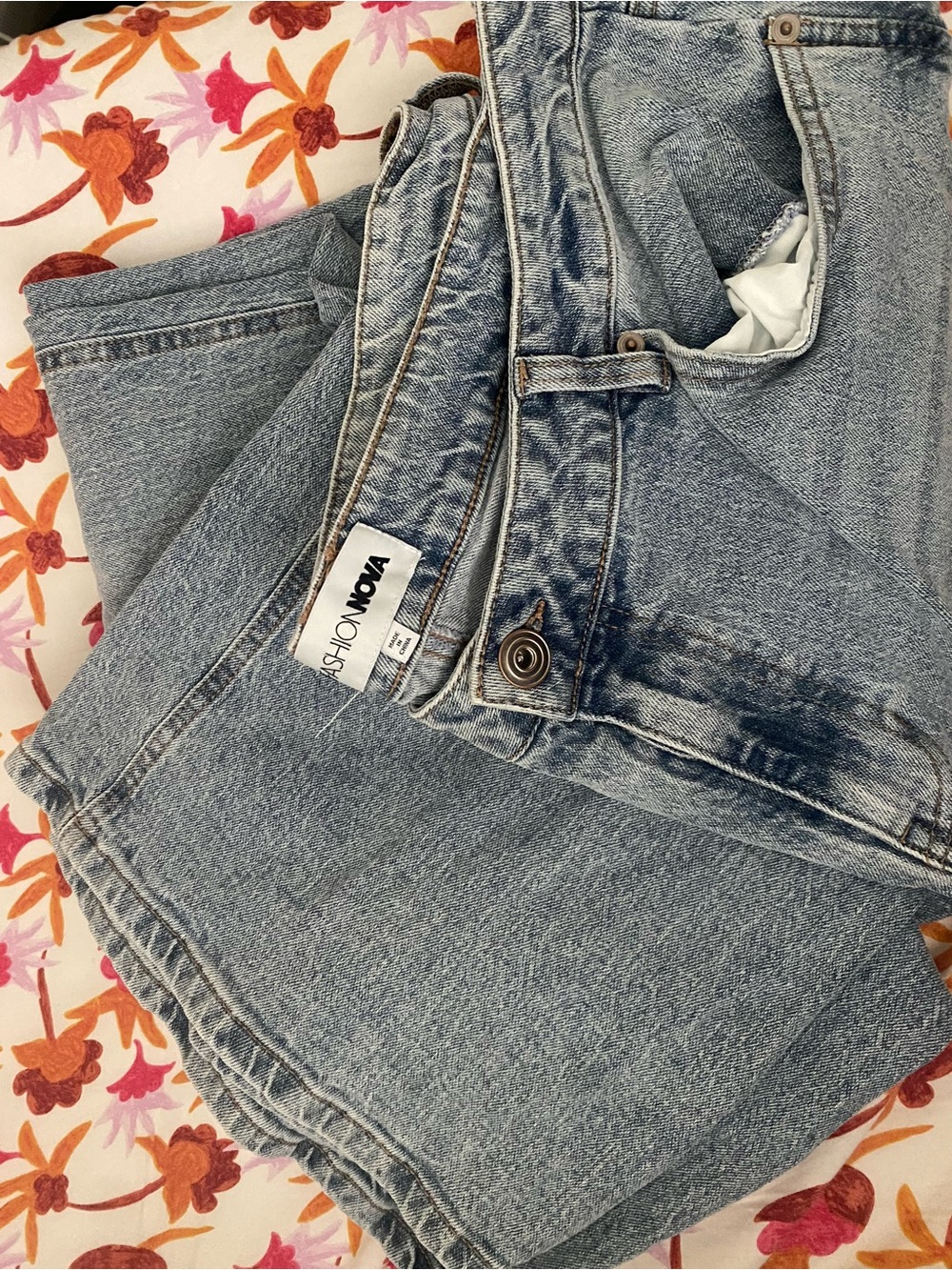 Fashion Nova Curve Never Changing Wide Leg Jeans - Light Wash - Size 18